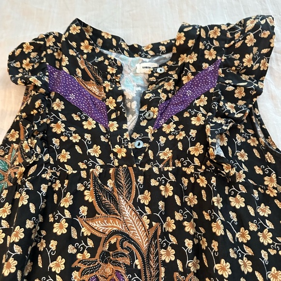 Warm Black Multi Floral Print Maxi Dress (17) - Picture 7 of 12